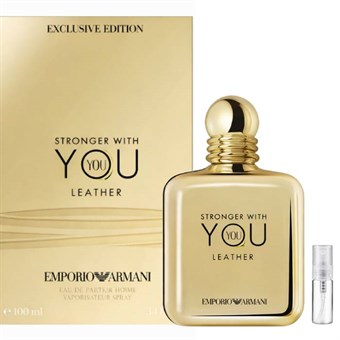 Armani Stronger With You Leather - Eau de Parfum - Perfume Sample - 2 ml