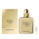 Armani Stronger With You Leather - Eau de Parfum - Perfume sample - 2 ml