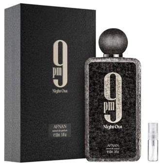 Afnan 9 PM Night Out - Extrait de Parfum - Perfume Sample - 2 ml