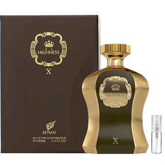 Afnan Highness X - Eau de Parfum - Perfume Sample - 2 ml