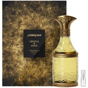 Amouage Cristal & Gold Man - Eau de Parfum - Perfume Sample - 2 ml