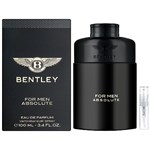 Bentley For Men Absolute - Eau de Parfum - Perfume sample - 2 ml 