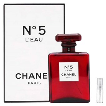 Chanel L'eau N°5 Red Limited Edition - Eau de Parfum - Perfume sample - 2 ml 