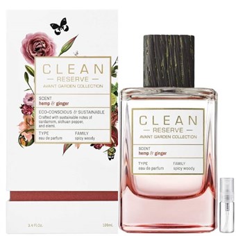Clean Hemp & Ginger - Eau de Parfum - Perfume Sample - 2 ml