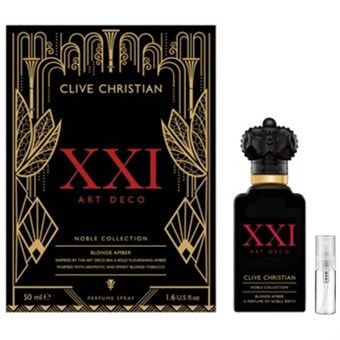 Clive Christian XXI Art Deco Blonde Amber - Parfum - Perfume sample - 2 ml