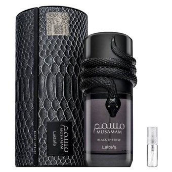 Lattafa Perfumes Musamam Black Intense - Eau de Parfum - Perfume Sample - 2 ml