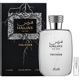 Rasasi Hawas Thunder - Eau de Parfum - Perfume Sample - 2 ml