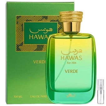 Rasasi Hawas Verde - Eau de Parfum - Perfume Sample - 2 ml