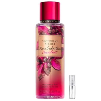 Victoria's Secret Pure Seduction Decadent - Fragrance Mist - Perfume Sample - 2 ml