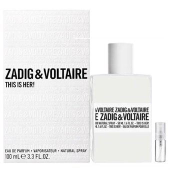 Zadig & Voltaire This is Her - Eau de Parfum - Perfume Sample - 2 ml