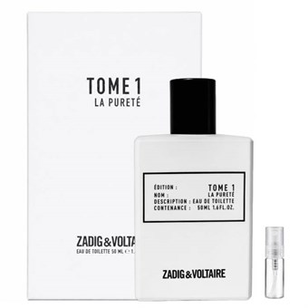 Zadig & Voltaire Tome 1 La Pureté (2017) - Eau de Toilette - Perfume Sample - 2 ml